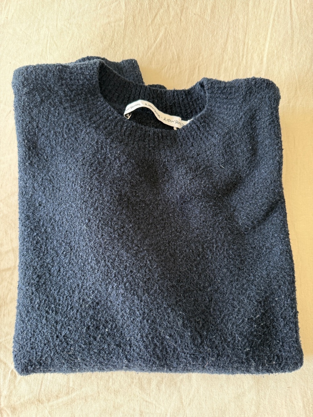 & Other Stories Navy Crewneck Sweater